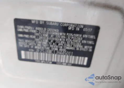 2018 Subaru Forester 2.5I Touring from USA, damaged, VIN JF2SJAWC1JH445011